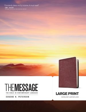 Message Bible-MS-Large Print Numbered image number 0