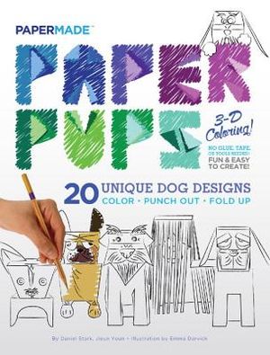 Paper Pups 3-D Coloring! image number 0