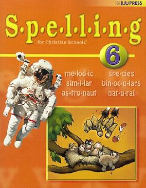 Spelling 6 for Christian Schools image number 0