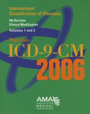 AMA Physician ICD-9-CM Volumes 1 and 2: International Classification of Diseases image number 0