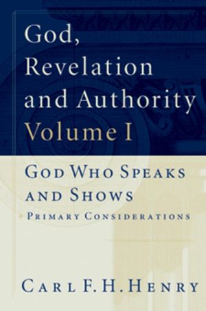 God, Revelation and Authority image number 0