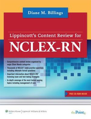 Lippincott's Content Review for NCLEX-RN [With CDROM] image number 0