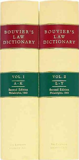 A Law Dictionary (2nd. Ed. 1843) image number 0