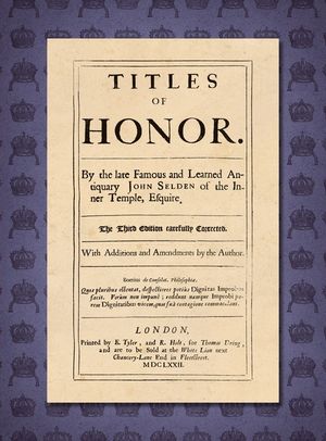 Titles of Honor image number 0