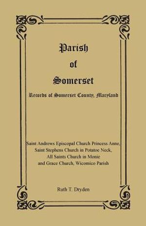 Parish of Somerset: Records of Somerset County, Maryland image number 0