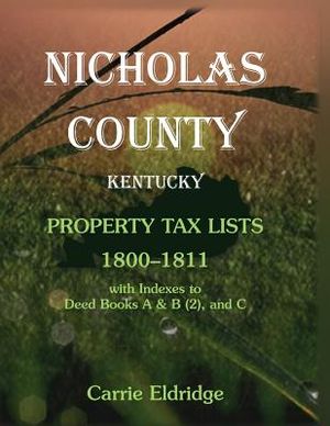 Nicholas County, Kentucky, Property Tax Lists, 1800-1811 with indexes to Deed Books A&B (2), and C image number 0
