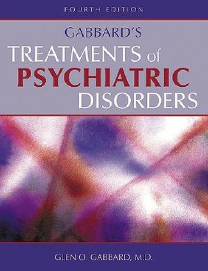 Gabbard's Treatments of Psychiatric Disorders image number 0
