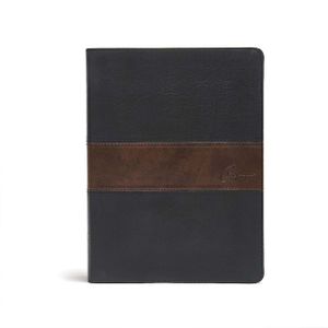 CSB Spurgeon Study Bible, Black/Brown Leathertouch(r): Study Notes, Quotes, Sermons Outlines, Easy-To-Read Font image number 0