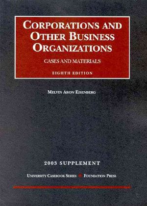 Corporations and Other Business Organizations 2003 image number 0