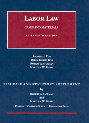 Labor Law 2004 : Supplement image number 0