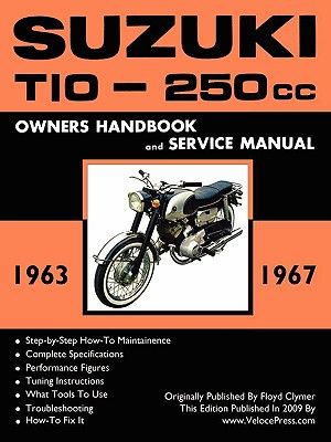 Suzuki T10 1963-1967 Factory Workshop Manual image number 0