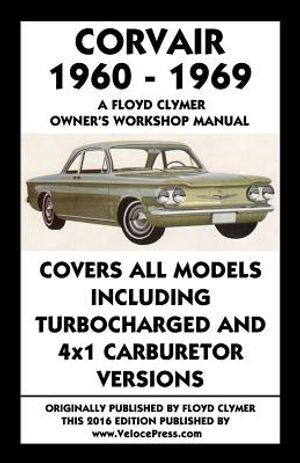 Corvair 1960-1969 Owner's Workshop Manual image number 0