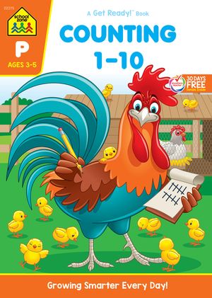School Zone Counting 1-10 Workbook image number 0