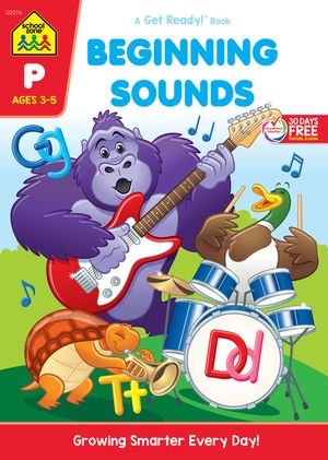 School Zone Beginning Sounds Workbook image number 0