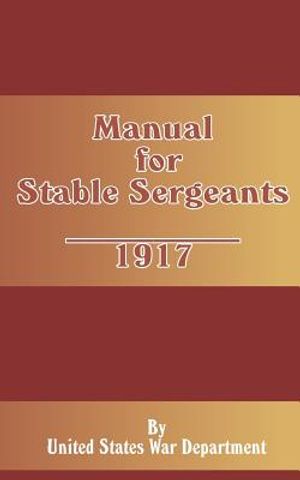 Manual for Stable Sergeants image number 0