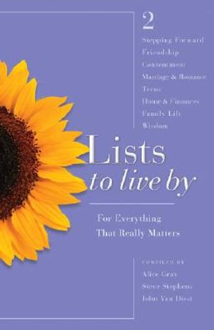 Lists to Live by 2: For Everything That Really Matters image number 0