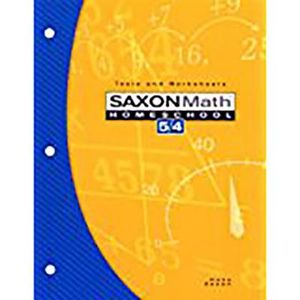Saxon Math Homeschool 5/4: Tests and Worksheets image number 0