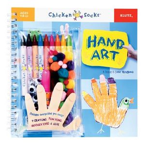 Hand Art [With Pompoms and Googly EyesWith 9 CrayonsWith Glue] image number 0