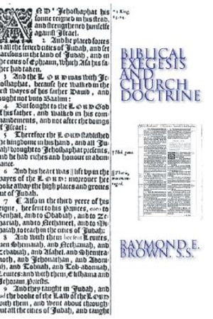 Biblical Exegesis and Church Doctrine image number 0