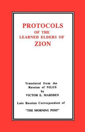 The Protocols of the Learned Elders of Zion image number 0