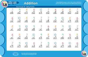Addition Wipe Off Activity Mat image number 0