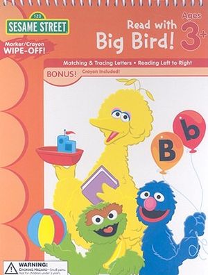 Read with Big Bird!, Ages 3+ [With 1 Crayon] image number 0