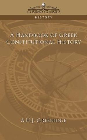 A Handbook of Greek Constitutional History image number 0