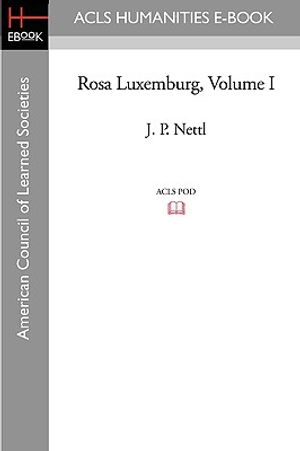 Rosa Luxemburg Volume I image number 0