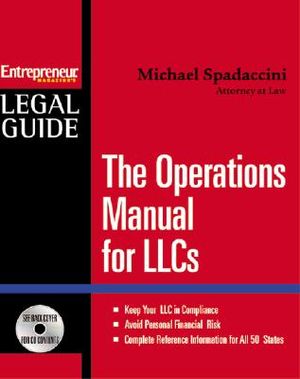 The Operations Manual for LLCs [With CDROM] image number 0