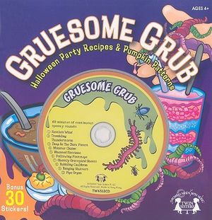 Gruesome Grub: Halloween Party Recipes & Pumpkin Patterns [With Sticker(s) and CD (Audio) and 10 Pumpkin Carving Patterns] image number 0