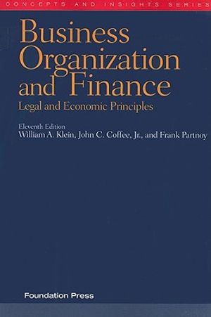 Business Organization and Finance: Legal and Economic Principles image number 0