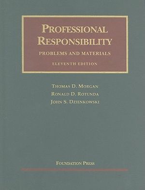 Professional Responsibility, Problems and Materials image number 0