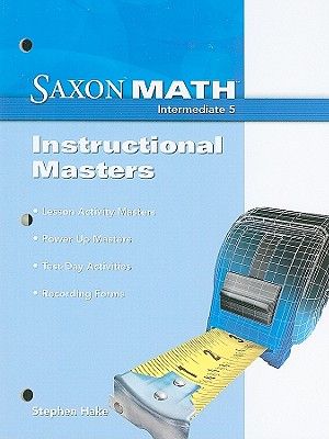 Saxon Math: Intermediate 5, Instructional Masters image number 0