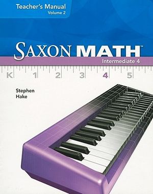 Saxon Math Intermediate 4, Volume 2 image number 0