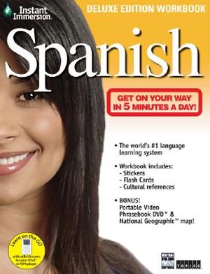 Instant Immersion Spanish [With Stickers and National Geographic Map and Flash Cards and DVD] image number 0