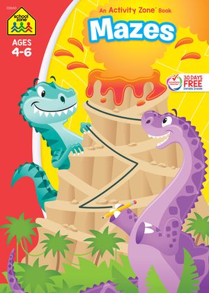 School Zone Mazes 96-Page Workbook image number 0