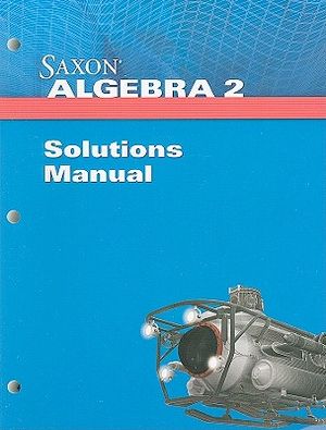 Saxon Algebra 2 Solution Manual image number 0