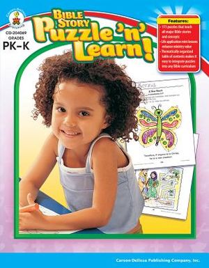 Bible Story Puzzle 'n' Learn!, Grades Pk - K image number 0