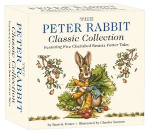 The Peter Rabbit Classic Collection: A Board Book Box Set Including Peter Rabbit, Jeremy Fisher, Benjamin Bunny, Two Bad Mice, and Flopsy Bunnies (Bea image number 0