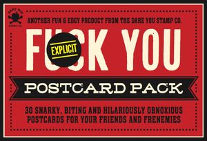 The Fuck You Postcard Pack image number 0