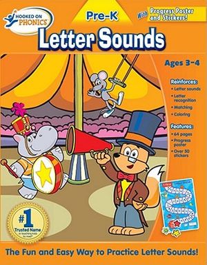 Hooked on Phonics Pre-K Letter Sounds Workbook image number 0
