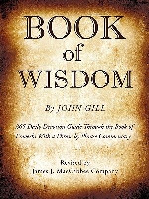 Book of Wisdom By John Gill image number 0