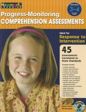 Progress-Monitoring Comprehension Assessments: Grades 3-4 [With CDROM] image number 0