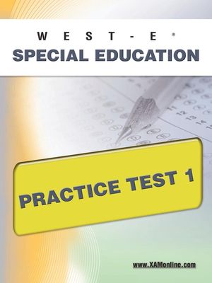 West-E Special Education Practice Test 1 image number 0