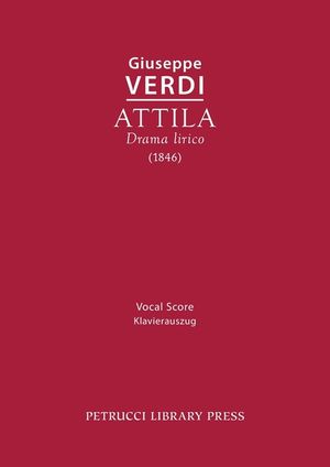 Attila: Vocal score image number 0
