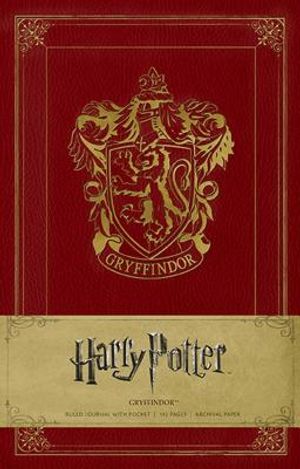 Harry Potter Gryffindor Hardcover Ruled Journal image number 0