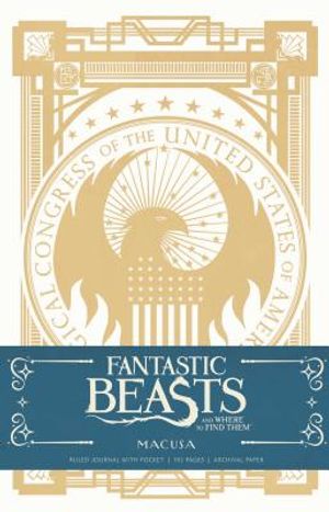 Fantastic Beasts and Where to Find Them: Macusa Hardcover Ruled Journal image number 0
