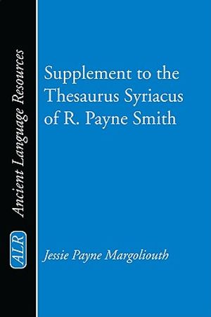 Supplement to the Thesaurus Syriacus of R. Payne Smith image number 0
