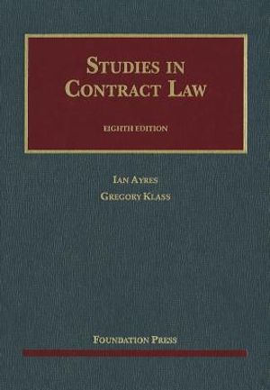 Studies in Contract Law image number 0