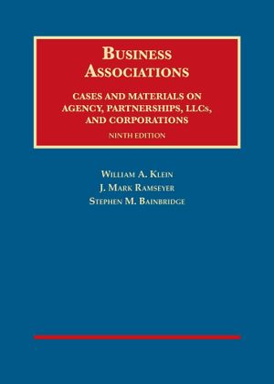 Business Associations: Cases and Materials on Agency, Partnerships, Llcs, image number 0